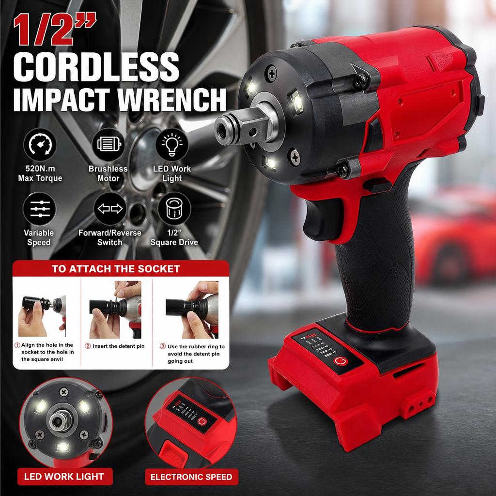 Milwaukee Drill M18 Fuel - Chiave a Impulsi ad Alta Coppia