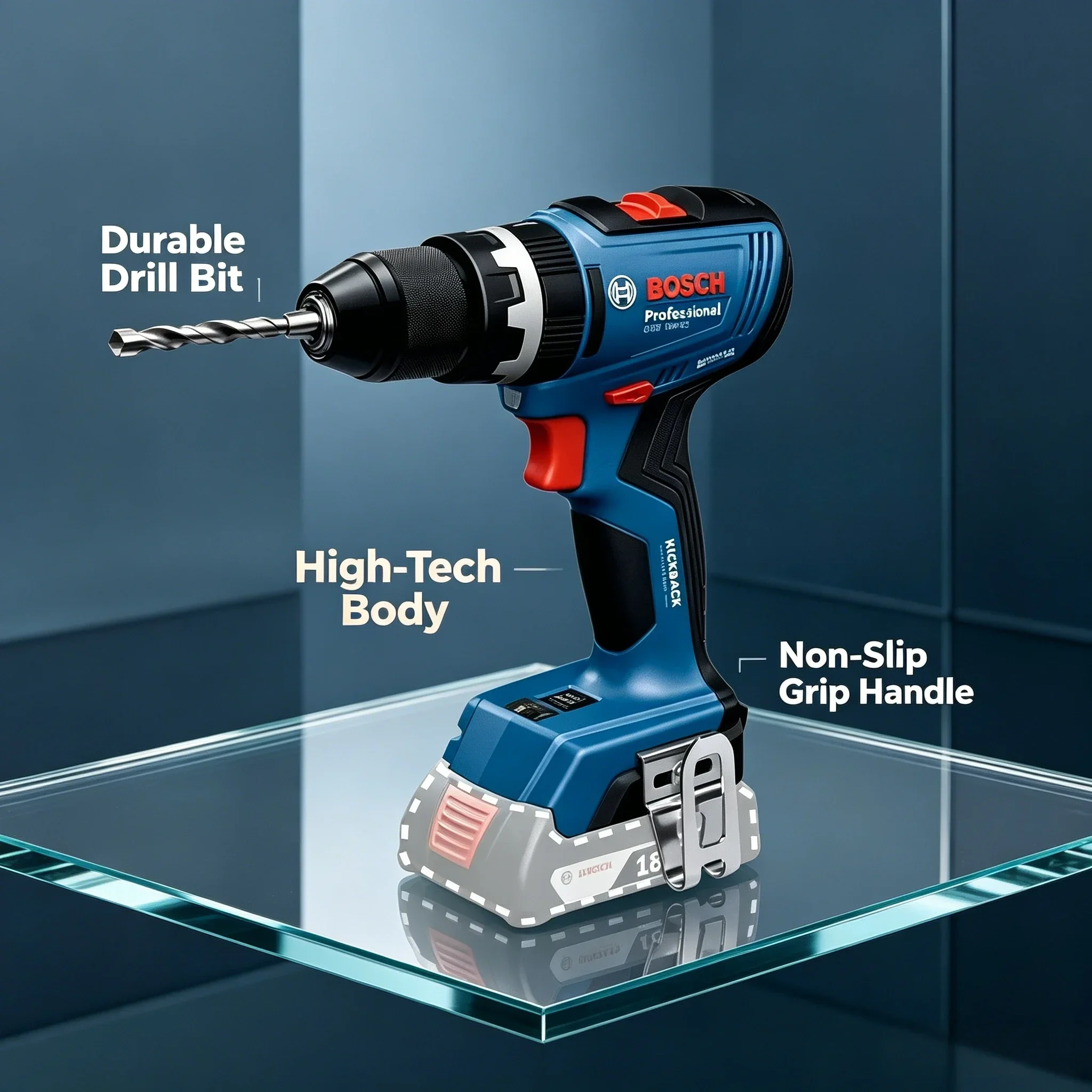 Bosch Drill Gsb 18V - Bosch GSB 18V-65 Professional, Kit Trapano