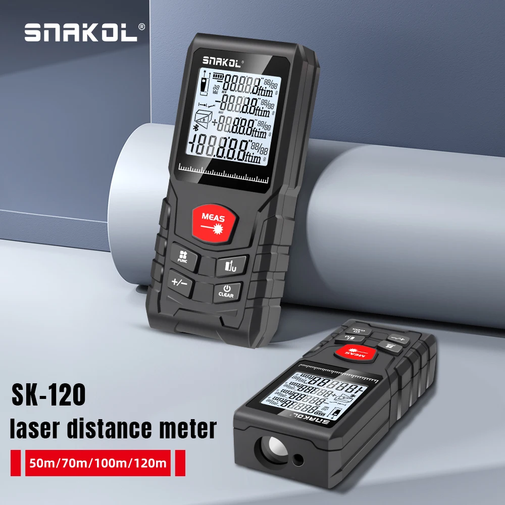 Stanley Tape 25Ft - SNAKOL SK-120 Misuratore di Distanza Laser