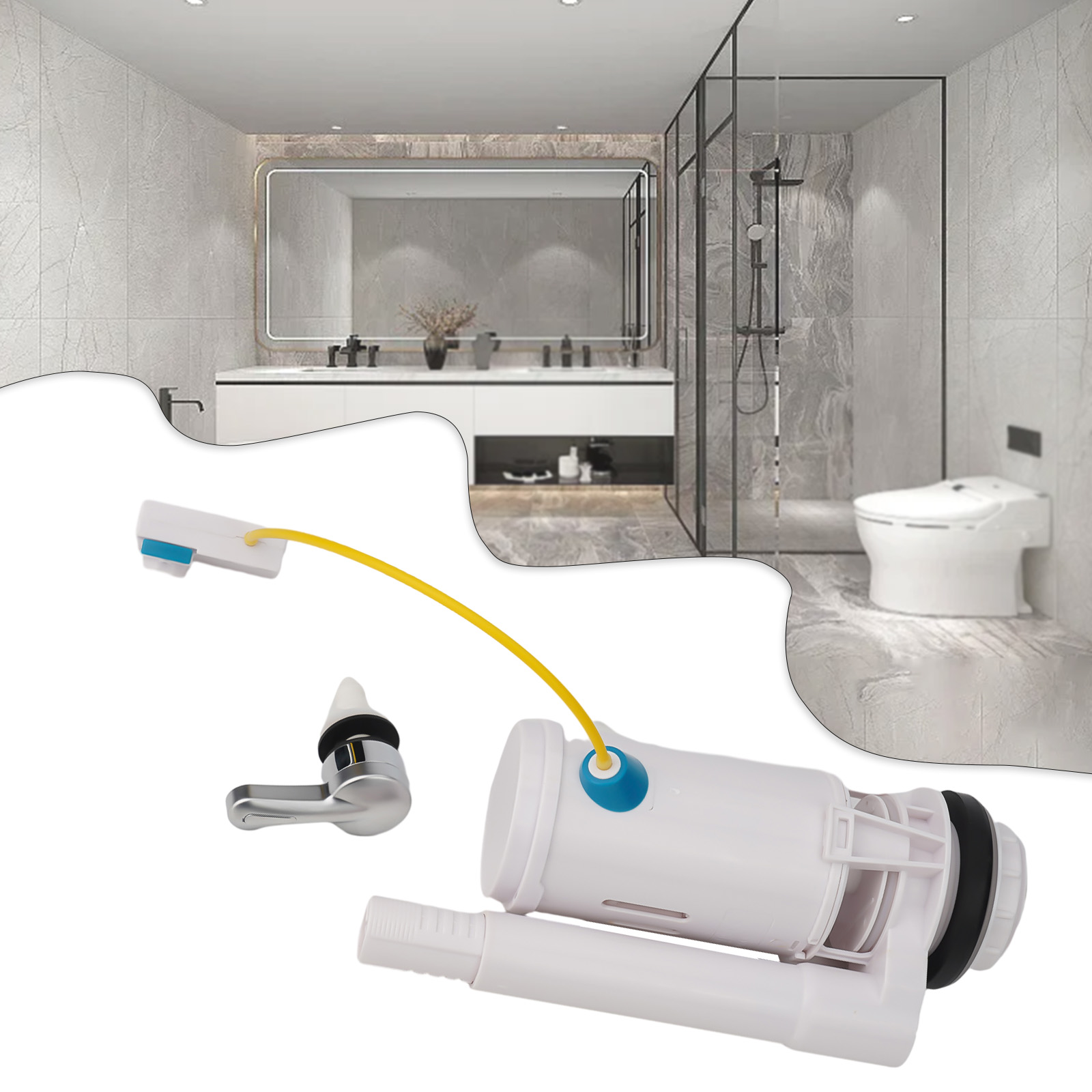 Valvola di scarico a doppio fl - Toilet Fill Valve recensione e prezzo